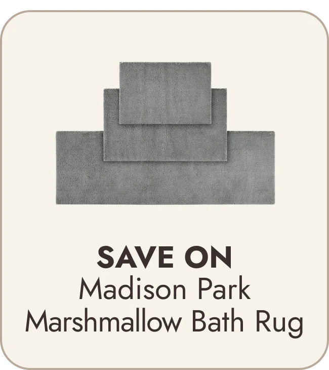 Madison Park Signature Marshmallow Bath Rug