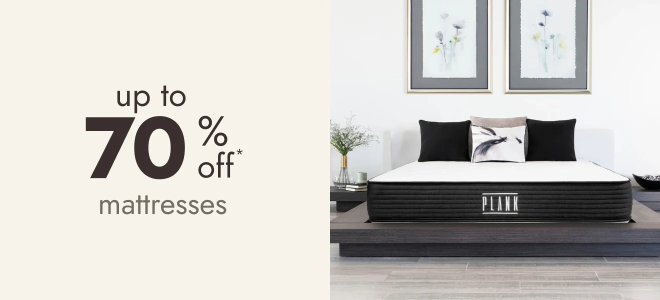 Mattresses up to 70% off