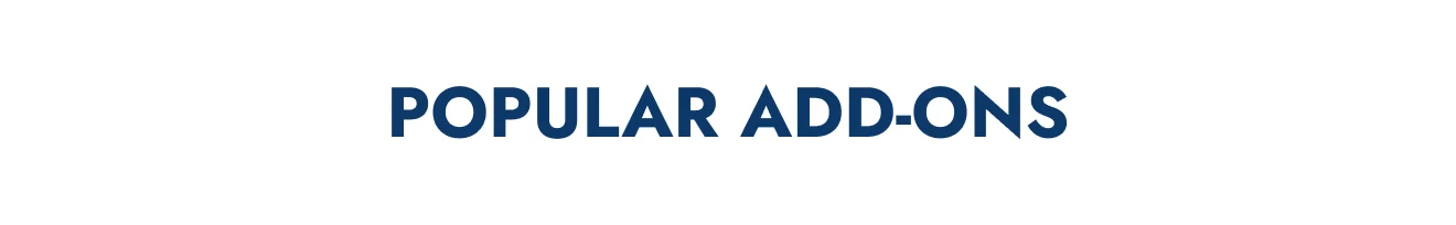 Popular Add-Ons