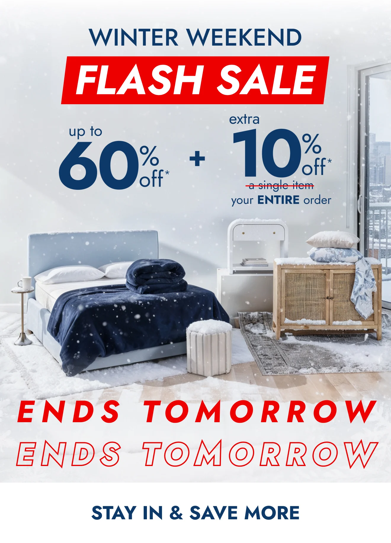Ends tomorrow