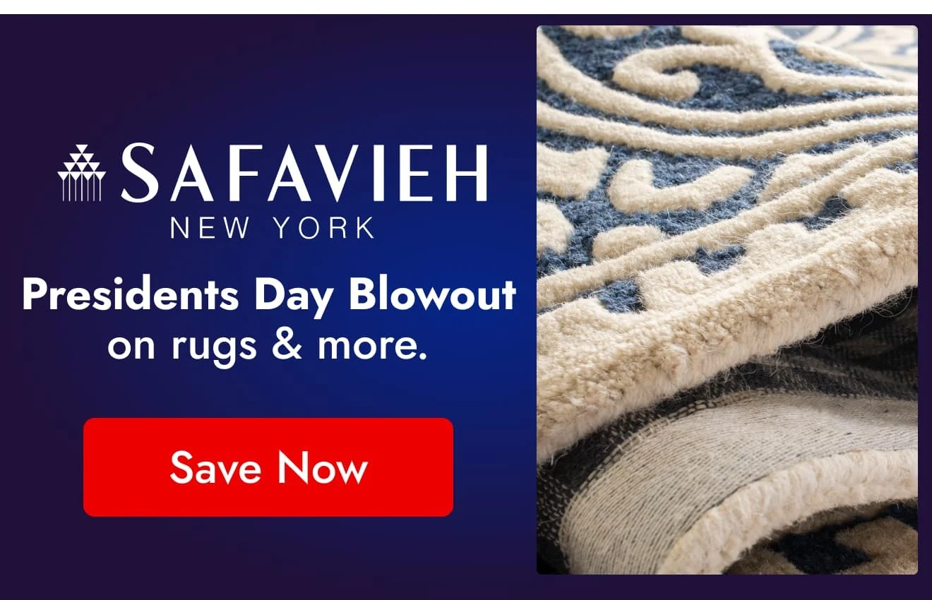 Safavieh: President’s Day Blowout on Rugs + More! 