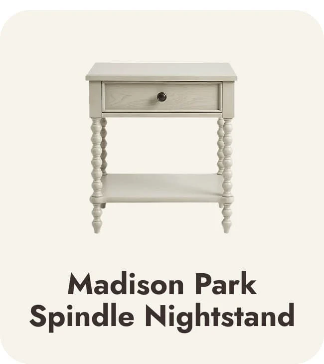 Madison Park Spindle Nightstand