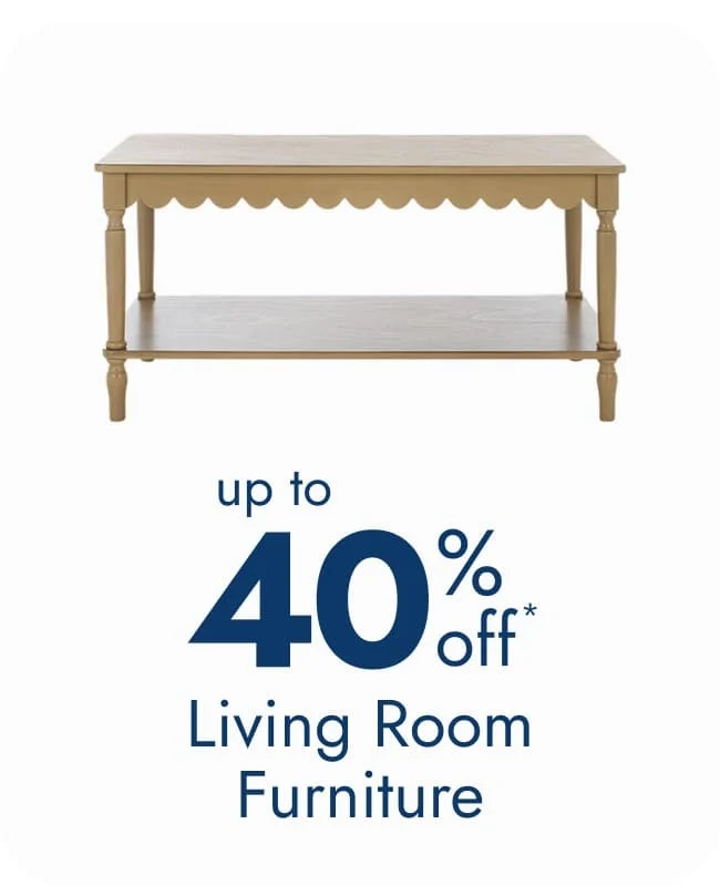 Save on Living Room Furniture -up to 40% off