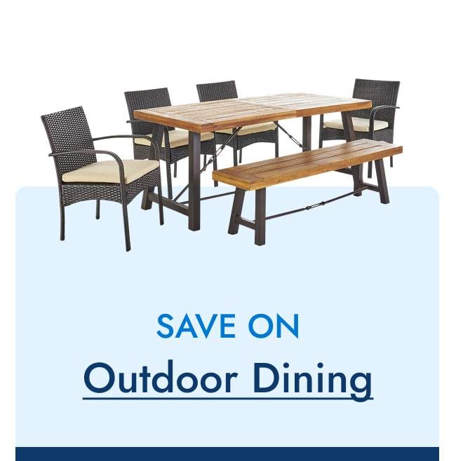 Save on Outdoor Dining Furniture