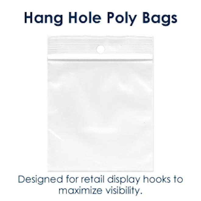 Hang Hole Poly Bags