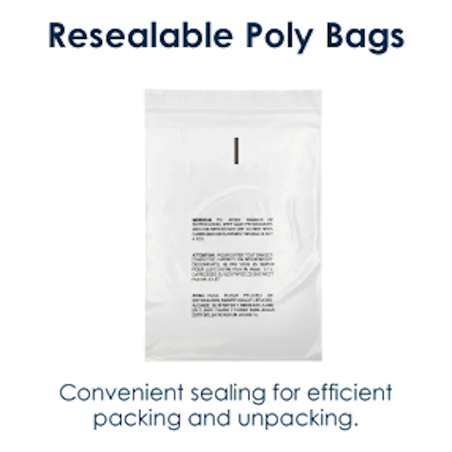 Resealable Poly Bags