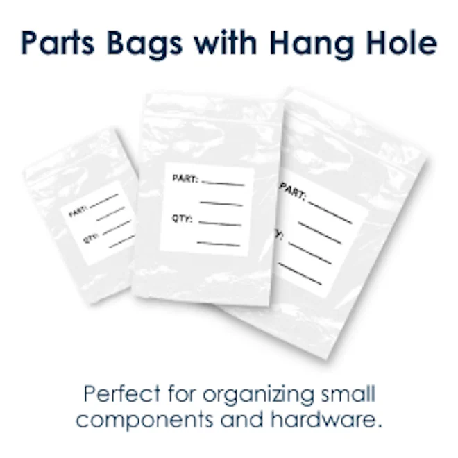 Parts Bags with Hang Hole