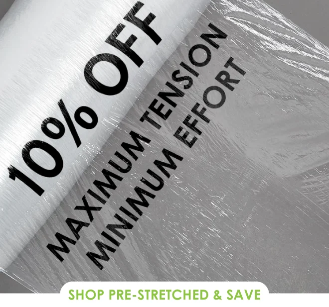 Pre-Stretched Hand Stretch Wrap