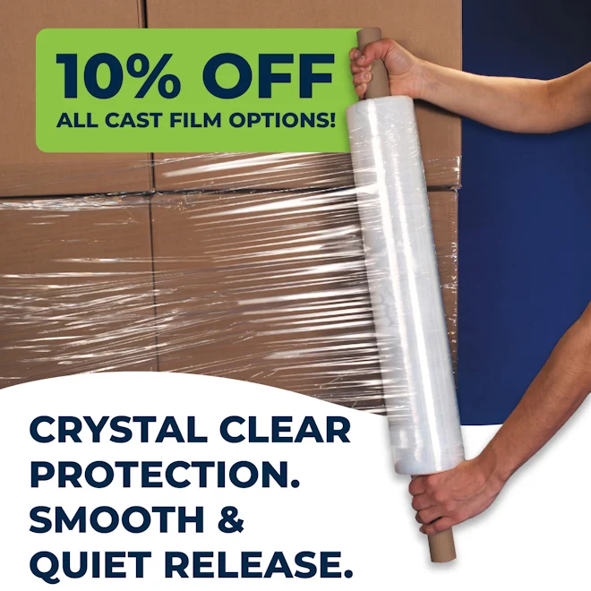 Cast Extended Core Pallet Stretch Wrap