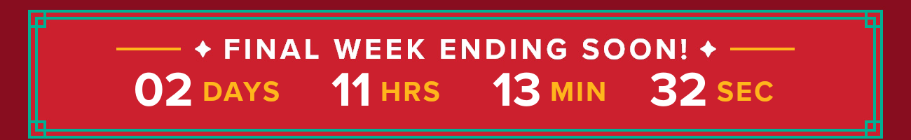 Final Week Ending Soon! - Countdown Timer