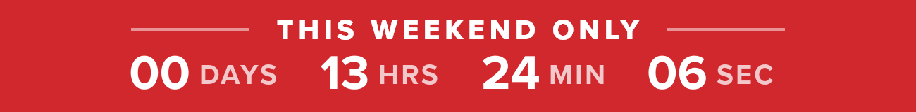 This Weekend Only - Countdown to December 14th