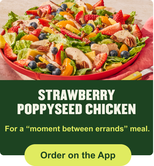 Strawberry poppyseed chicken salad