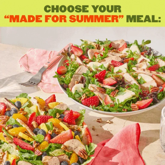 Choose your ''made for summer'' meal