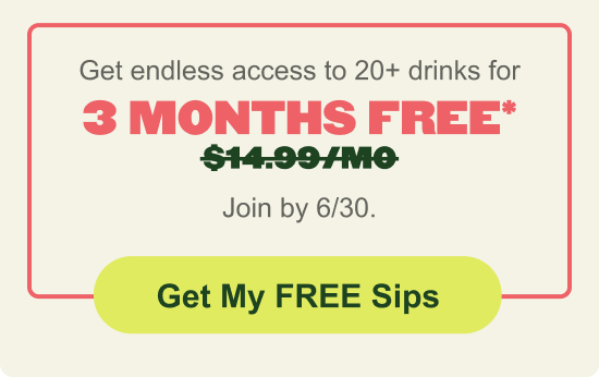 A GIF of Ilona Maher drinking out of different Panera Bread cups