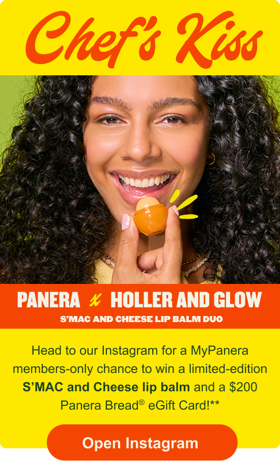 Panera x Holler and Glow. S'Mac and Cheese Lip Balm Duo.