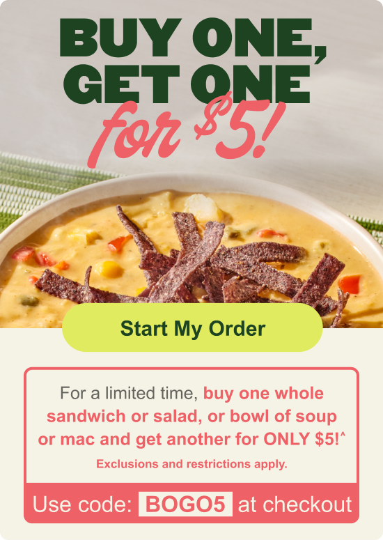 Buy one, get one for $5! Use code BOGO5 at checkout^