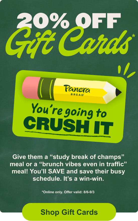 20% Off Gift Cards*