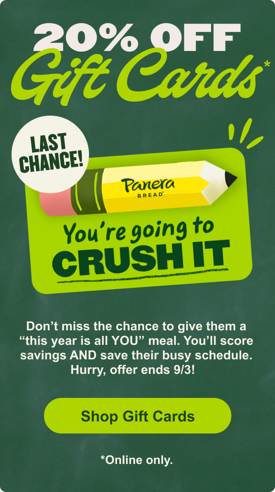 20% Off Gift Cards