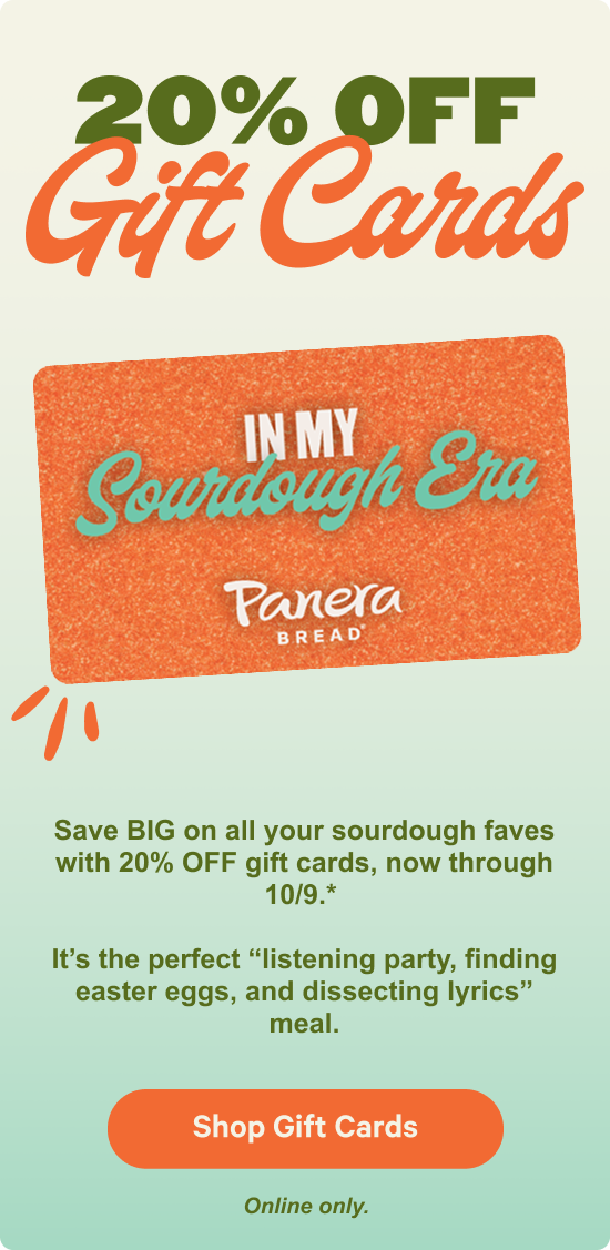 20% Off Gift Cards