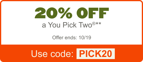 20% OFF a You Pick Two**