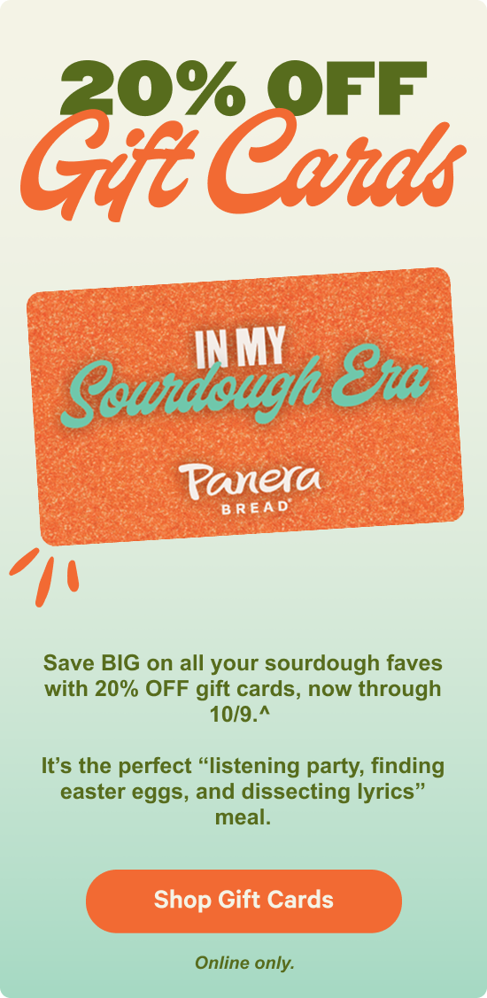 20% Off Gift Cards