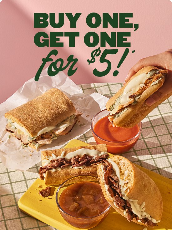 Buy One, Get One for $5!