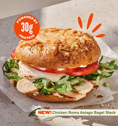 Asiago Bagel Stacks