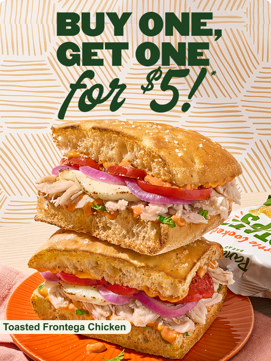 Buy one, get one for $5!