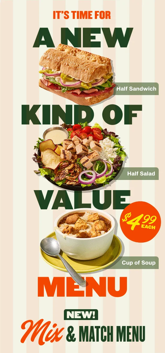 It's time for a new kind of value menu