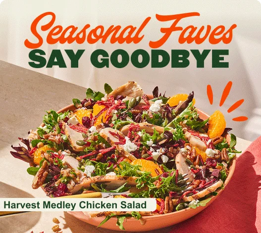 Seasonal Faves Say Goodbye
