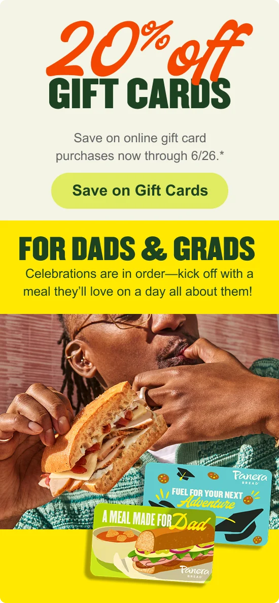20% Gift Cards