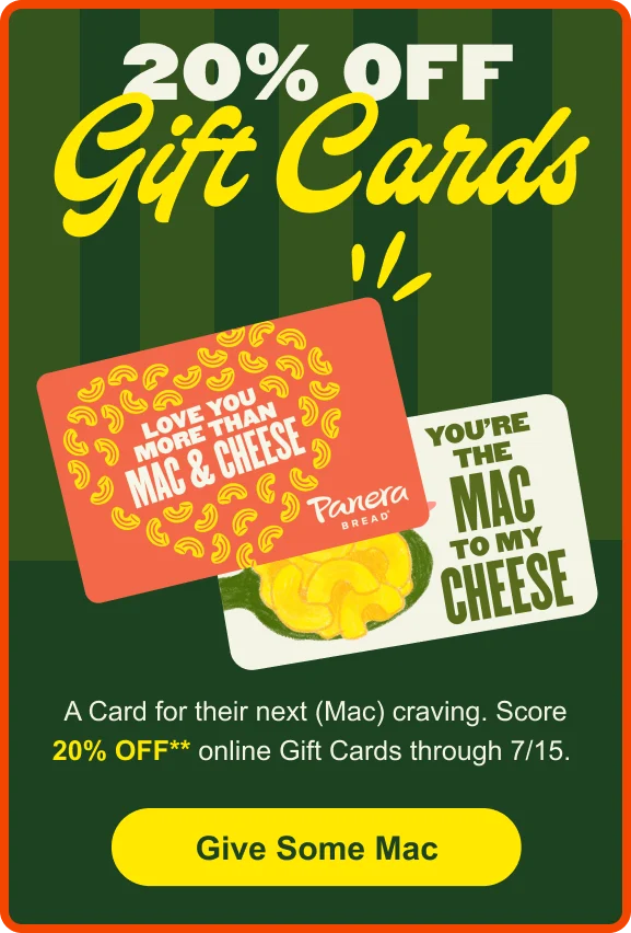 20% Off Gift Cards