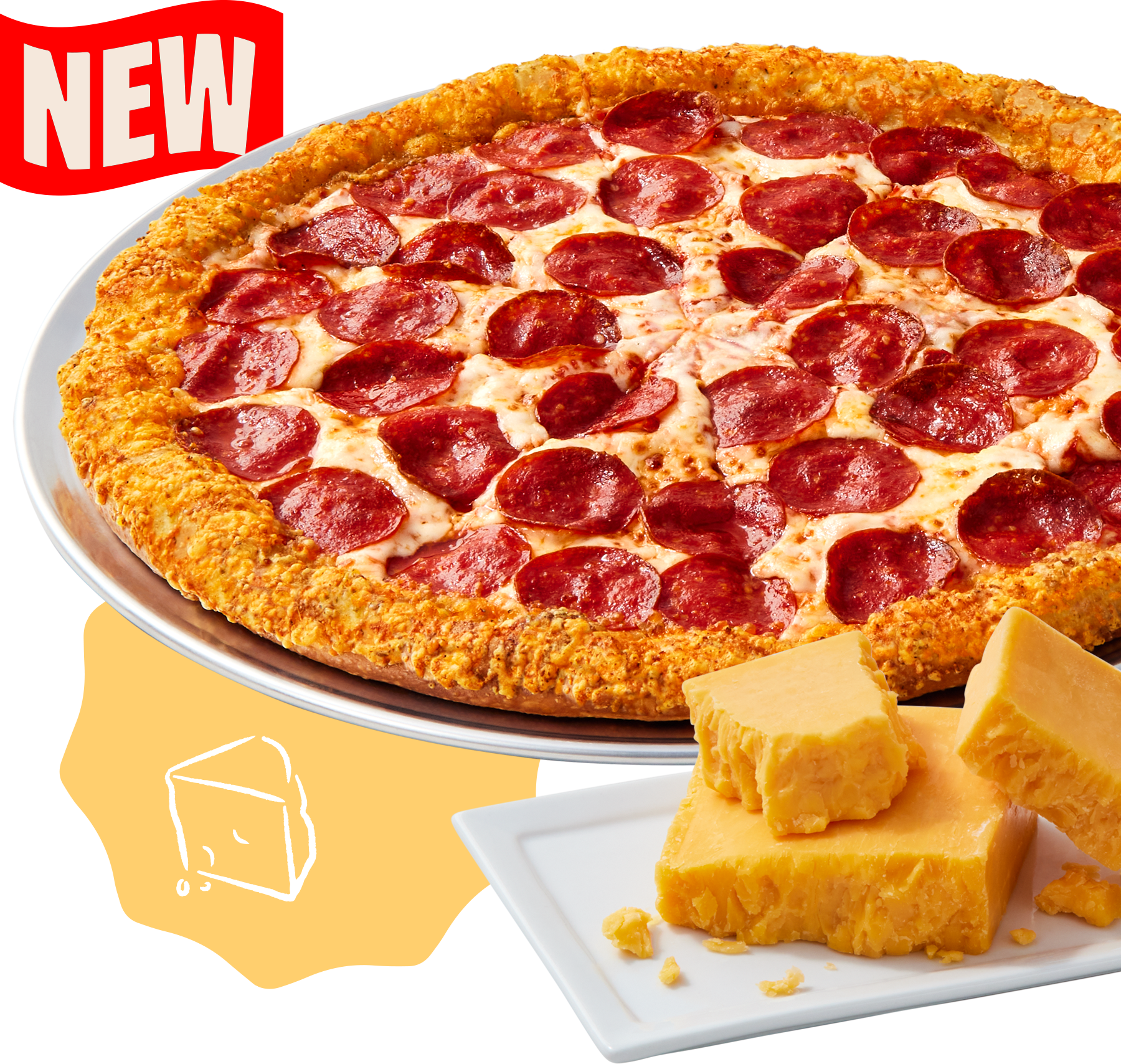 NEW Cheddar Crust Pizza