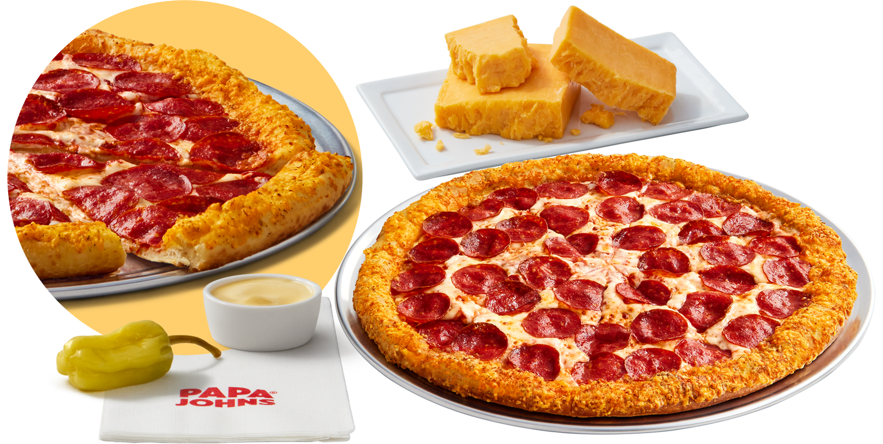 Cheddar Crust Pizza