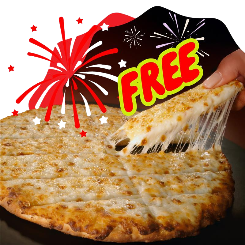FREE cheesesticks when your order is $17.76 or more