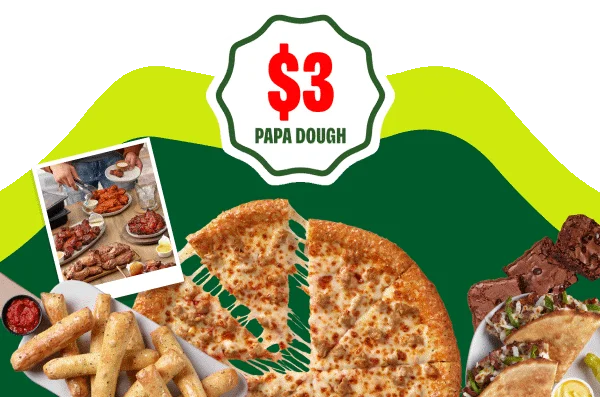$3 PAPA DOUGH