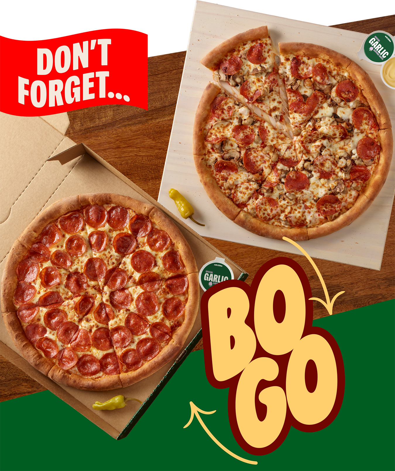 Limited Time Offer: BOGO Pizza