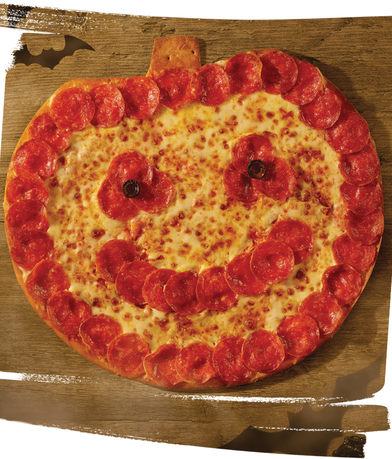 Jack-O'-Lantern Pizza