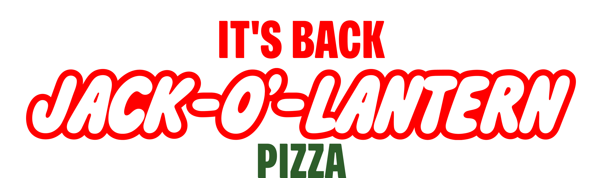 Jack-O'-Lantern Pizza