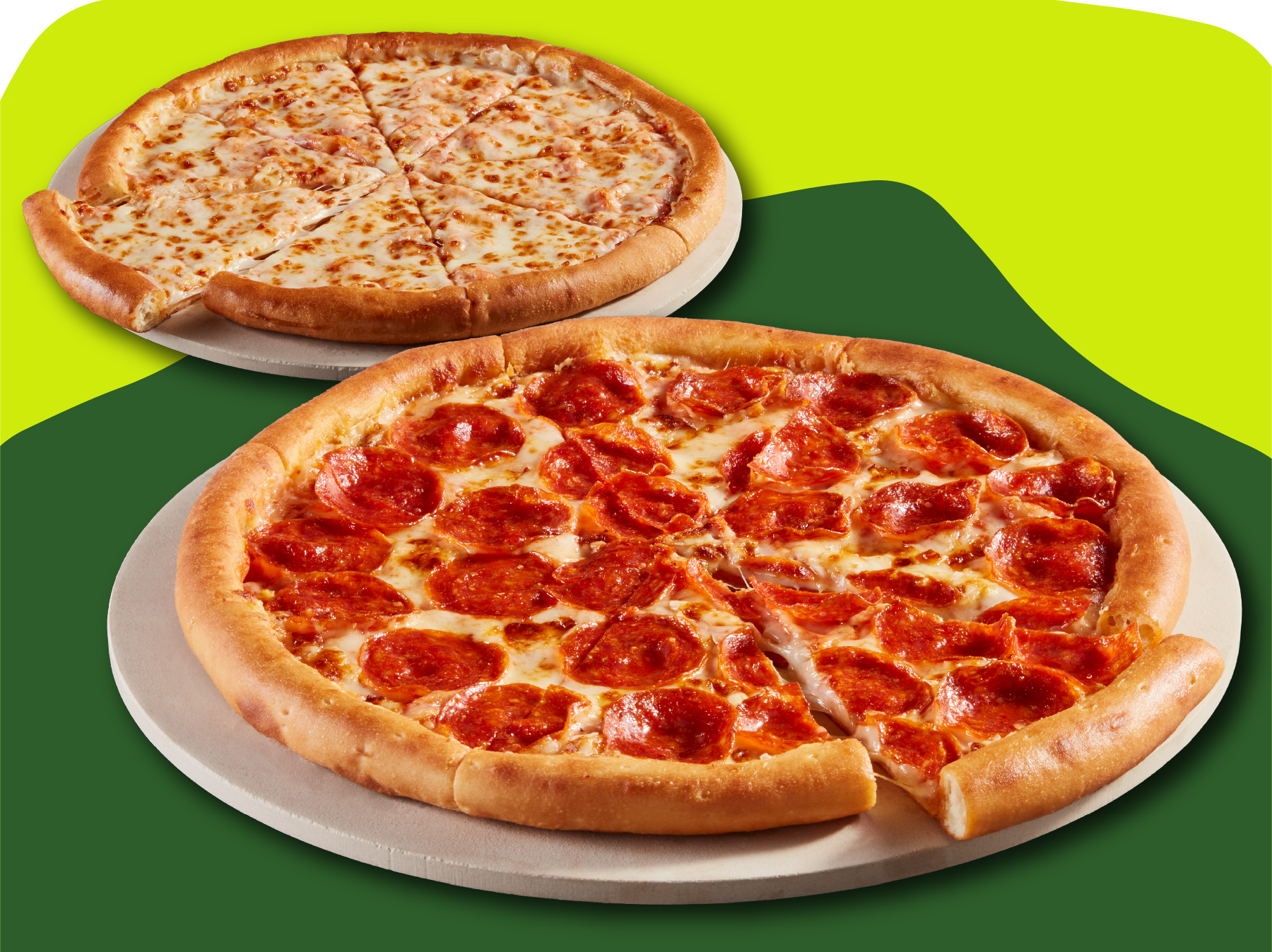 Order this weekend to earn a free pizza next week