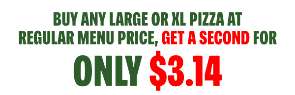 Pi Day Pizza Deal