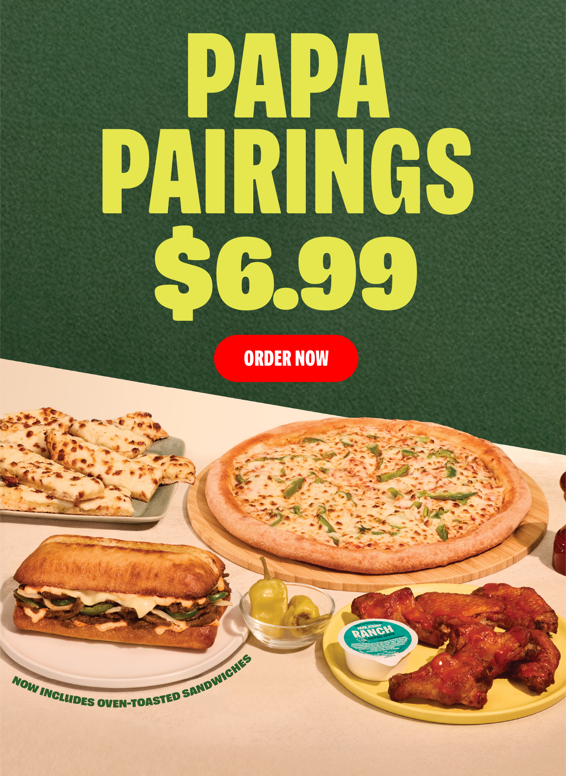 Papa Pairings for $6.99