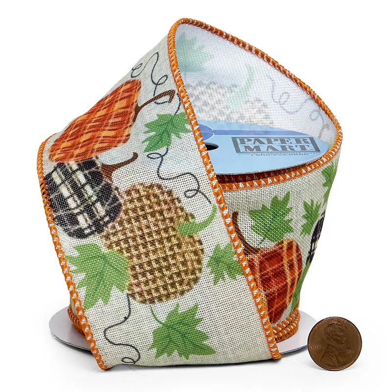 Pumpkin Printed<br>Ribbon
