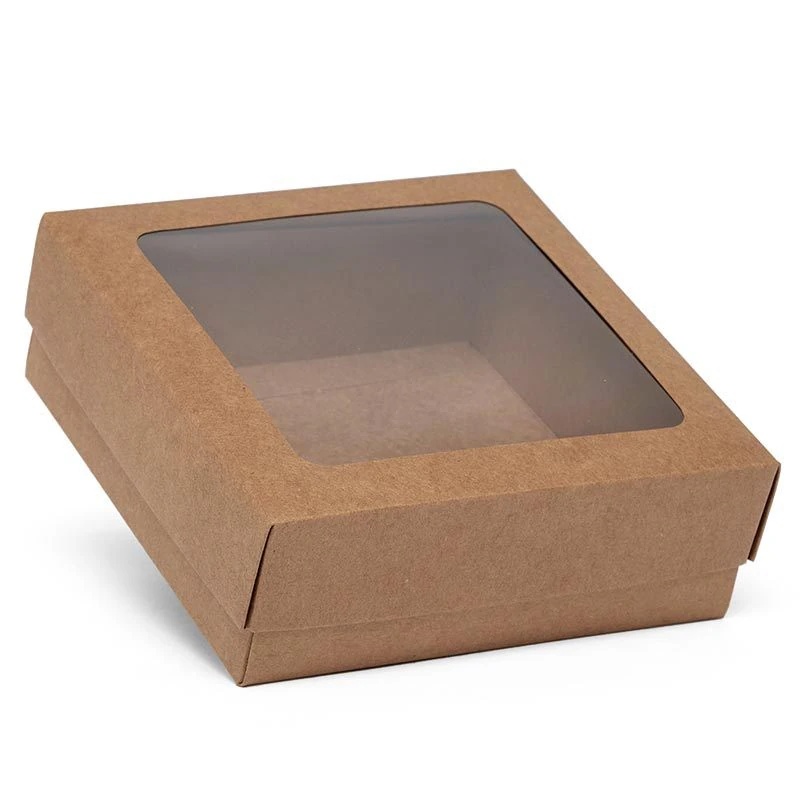 Kraft  Cookie Box<br>with Window
