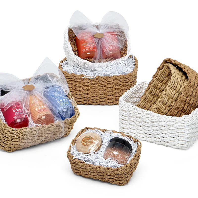 Woven Paper Baskets