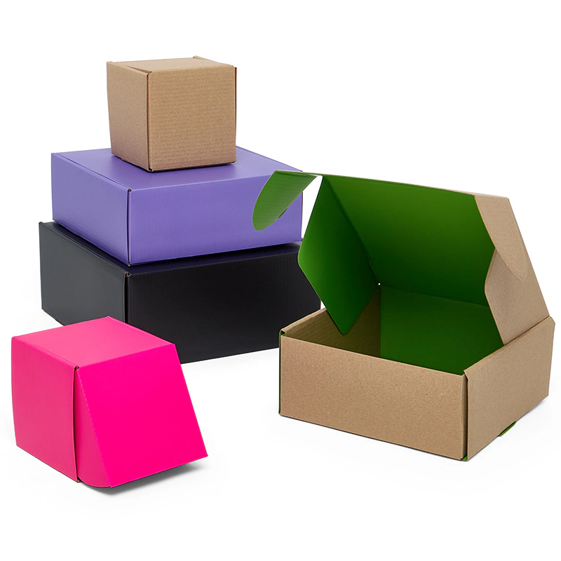 Matte Colored Mailing Boxes