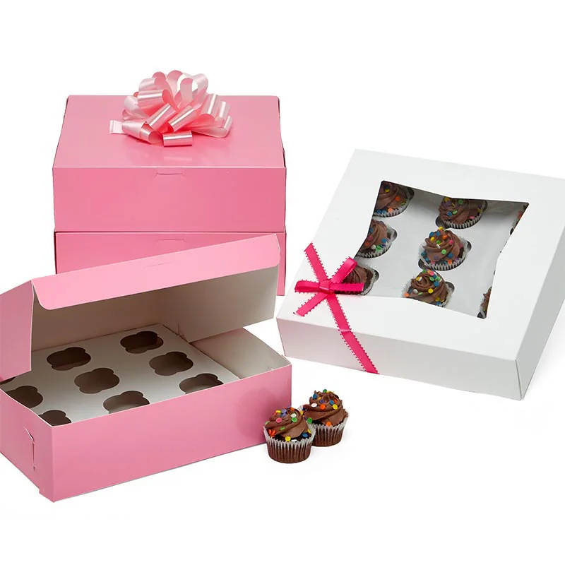 Twelve Mini<br>Cupcake Boxes