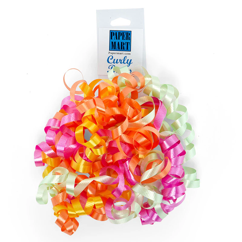 Crimped Curly Bows (24 pk)