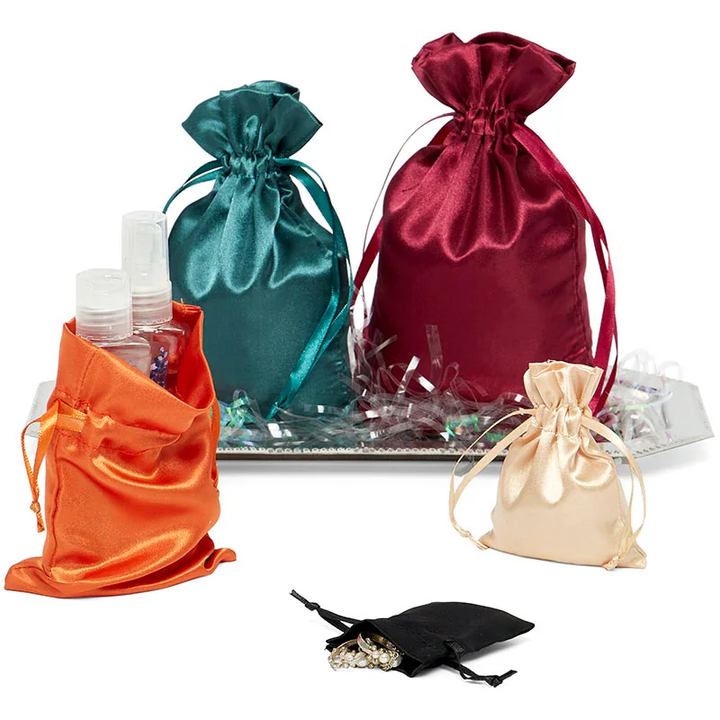 Satin<br>Drawstring Bags