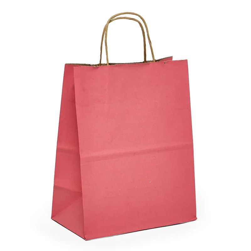 Hot Pink<br>Tinted Kraft Bag